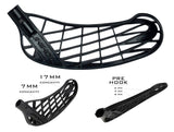 UNIHOC EVO3 HOOK MEDIUM BLADE PE METALLIC BLACK